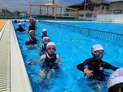 １・２年 プール水泳