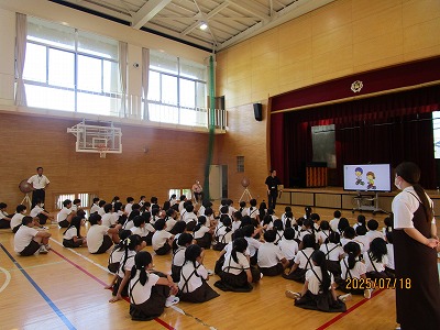 １学期終業式