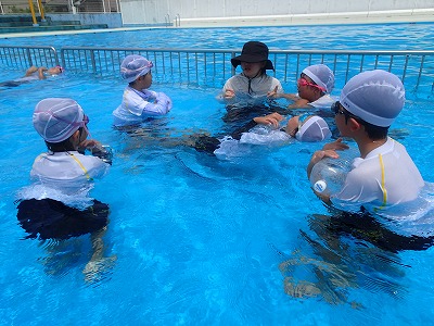 １・２年 着衣水泳