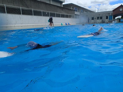 ５・６年 プール水泳