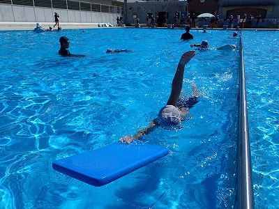 プール水泳 最終日