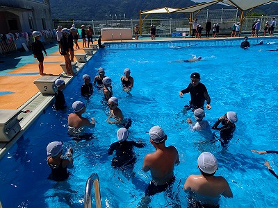 プール水泳 最終日