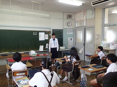 職場体験（粉中生）