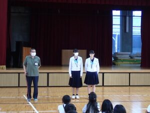職場体験（粉中生）