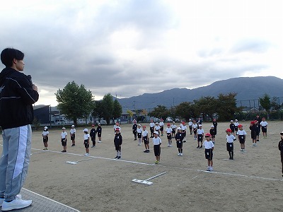 運動会全体練習スタート