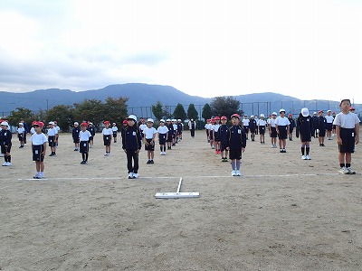 運動会全体練習スタート