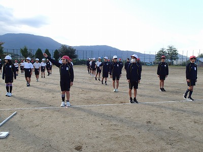運動会全体練習スタート