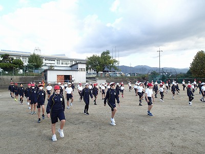 運動会全体練習スタート