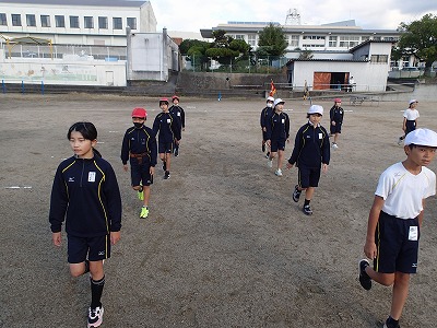 運動会全体練習スタート