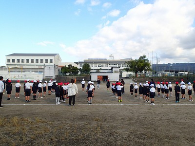 運動会全体練習スタート