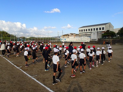 運動会全体練習スタート