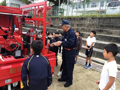 ３年 消防団のお話