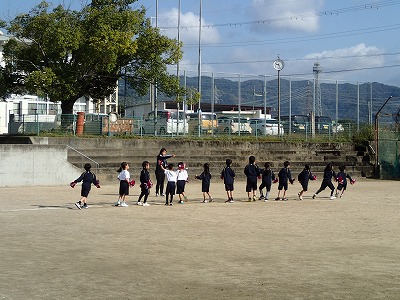 運動会前日練習