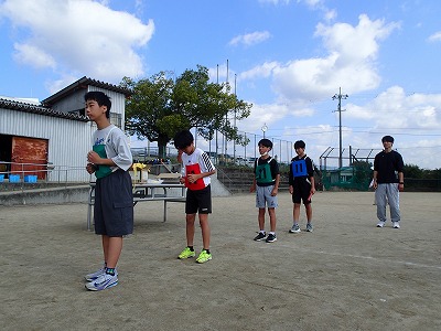 運動会前日練習