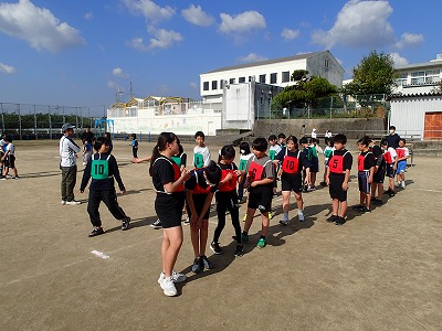 運動会前日練習