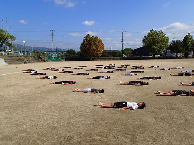 運動会前日練習