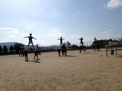 運動会前日練習