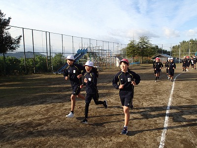 朝トレ（５分間走）