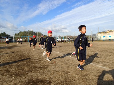 朝トレ（５分間走）