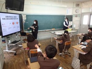 ６年 アルコール・薬物乱用 予防教室