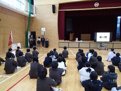 ２学期終業式・表彰式・校外児童会