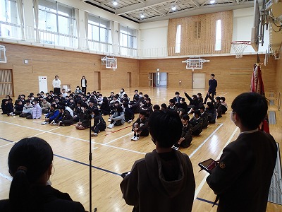 ２学期終業式・表彰式・校外児童会