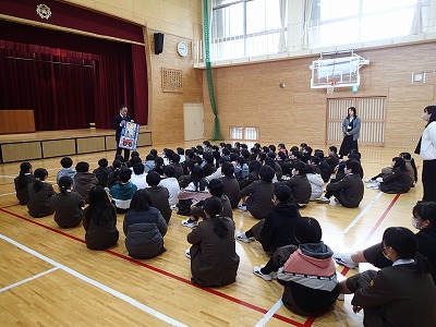 ３学期始業式・校外児童会
