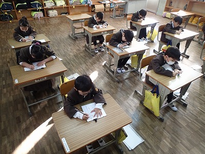 １年・４年 競書会