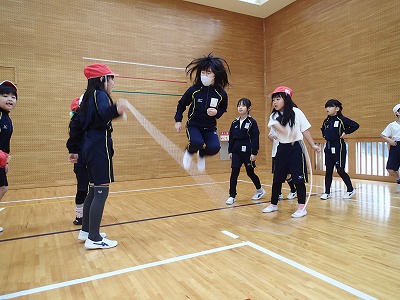 朝トレ・３学期学級委員任命式