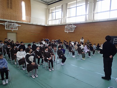 卒業式全体練習