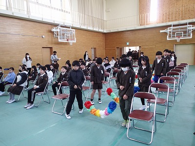 卒業式全体練習