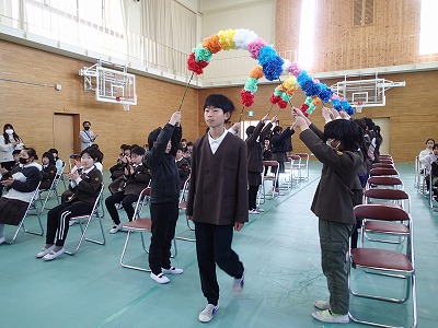 卒業式全体練習