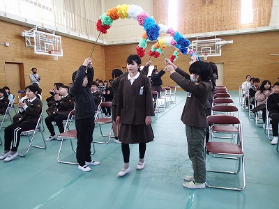 卒業式全体練習