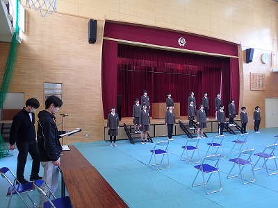 卒業式全体練習