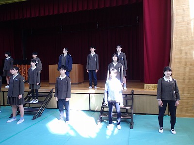 ６年 卒業式歌練習