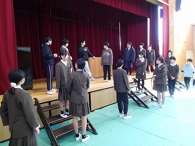 ６年 卒業式歌練習