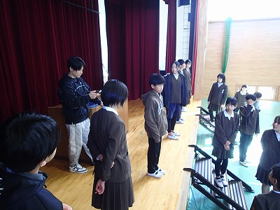 ６年 卒業式歌練習