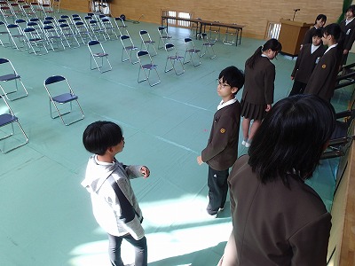 ６年 卒業式歌練習