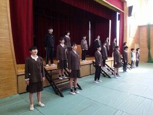 ６年 卒業式歌練習