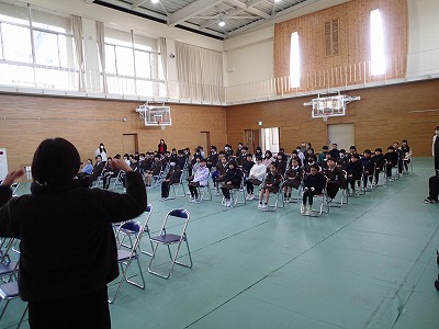 卒業式全体練習