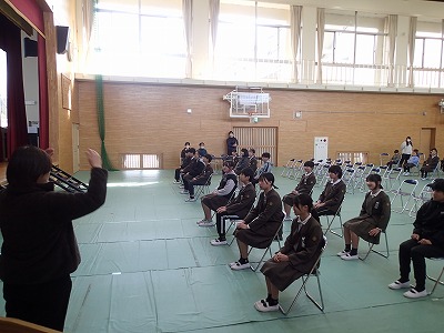 卒業式全体練習