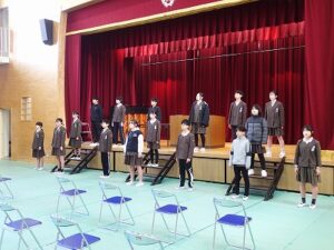 卒業式全体練習