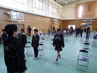 卒業式全体練習