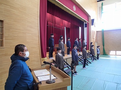 卒業式全体練習