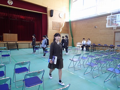 卒業式全体練習