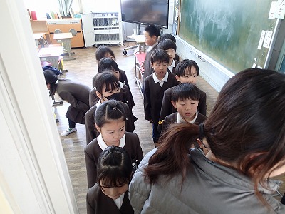 １・２年 卒業式練習