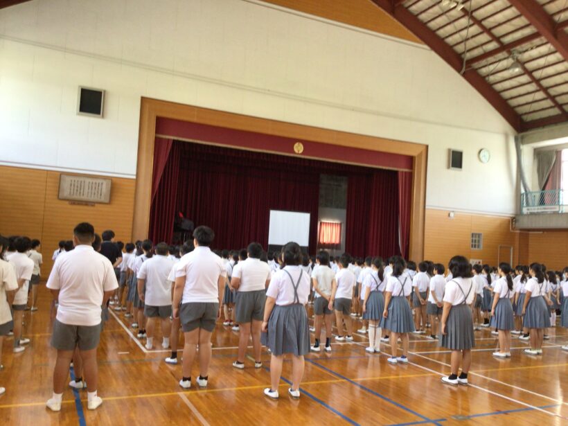 ２学期始業式
