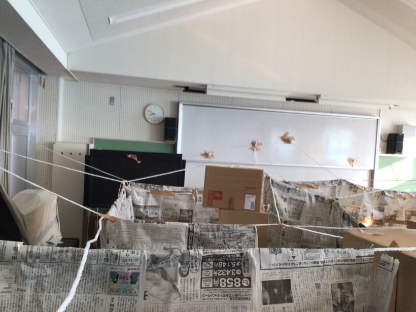 巨大迷路開催中　(児童会)　