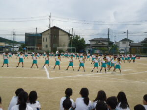 運動会予行練習