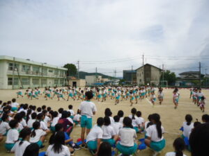 運動会予行練習